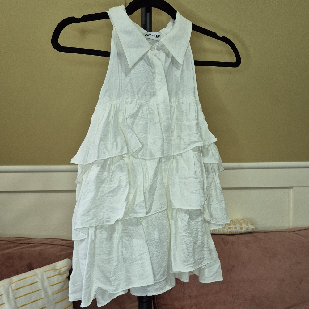 DO+BE White Layered Blouse